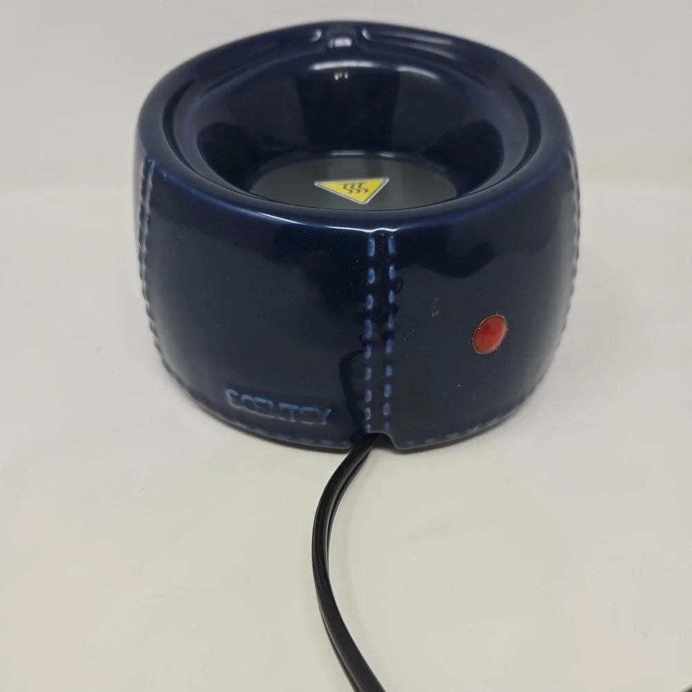 Chicago Cubs Baseball Hat MLB Ceramic‎ Scentsy Fragrance Oil Warmer !No Top